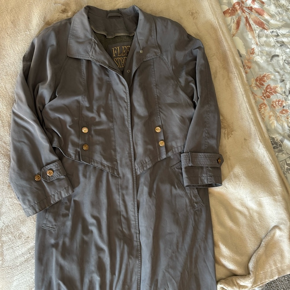Vintage Lined Trench Coat